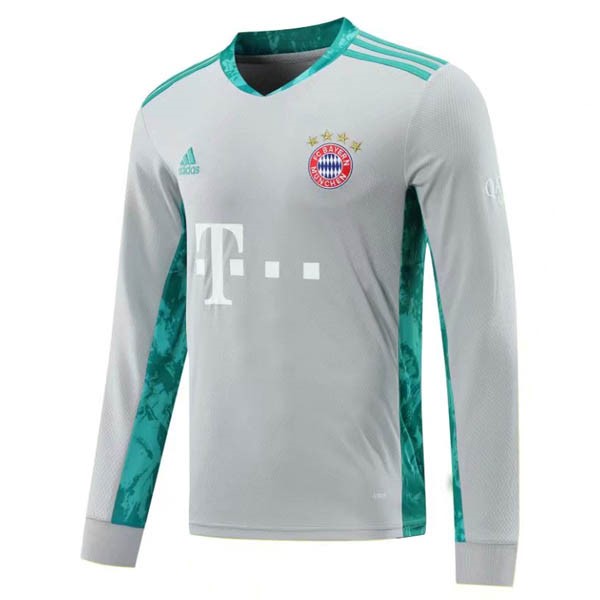 Tailandia Camiseta Bayern Munich ML Portero 2020/21 Gris